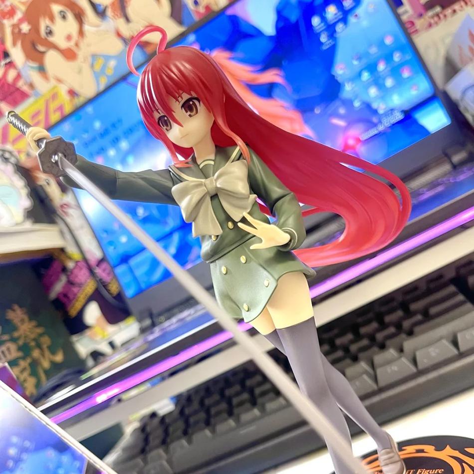 Оригинальные фигурки действий Shana из Shakugan no Shana, Шана, Накажи преступление, ПВХ, Коллекционная модель, Украшение, Аниме, Мультфильм, Модель, Подарок
