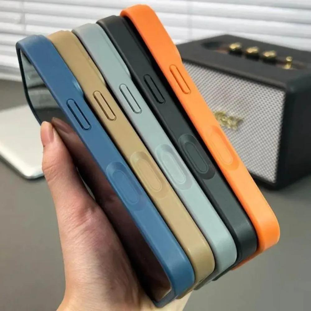 Роскошный мягкий бампер для Magsafe Прозрачный акриловый чехол для iPhone 17 Pro Max Air 16 Funda 15 14 13 12 Pro Max 11 Ударопрочная жесткая крышка