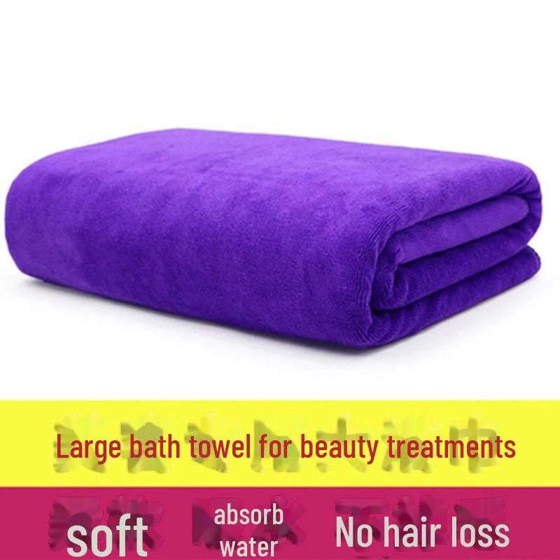 Enhanced Beauty Salon Four-Season Absorbent Bath Towel - Thick, Soft, Wrap-Around Design