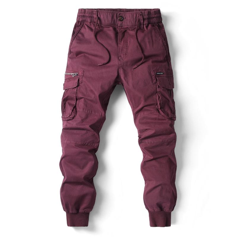 Cargo Pants Men Jogging Casual Pants Cotton Full Length Mens Streetwear Mens Work Tracksuit Trousers Plus Size