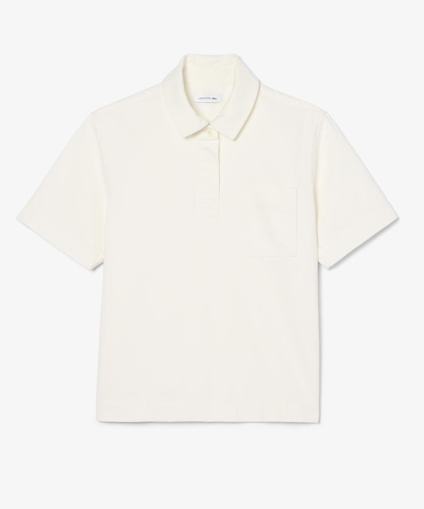 Женская джинсовая рубашка в стиле поло LACOSTE Cf0051-56G 001