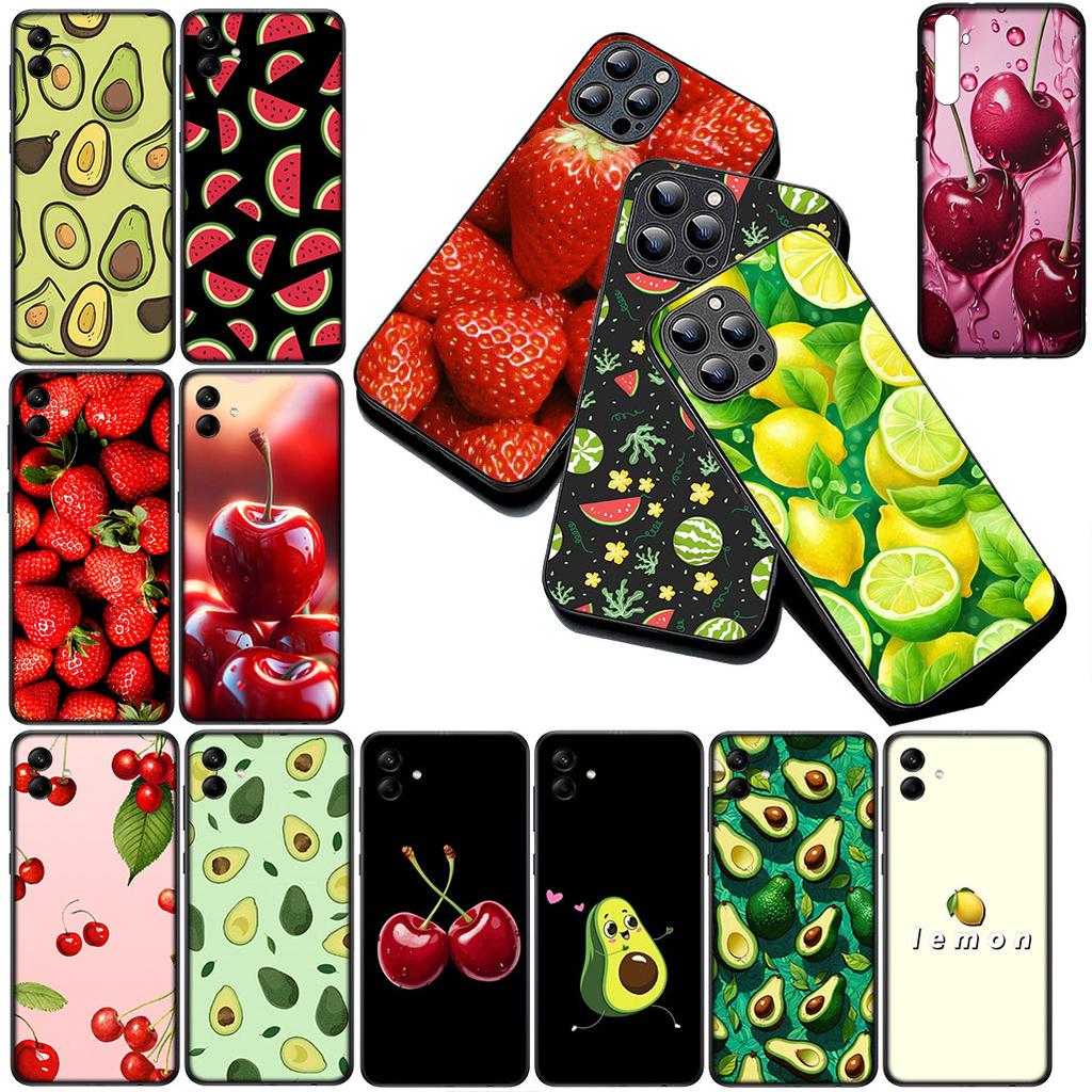Cherry Strawberry Fruit Summer Avocado Phone Case for Apple iPhone 12 13 Pro Max Mini ProMax X XR Air XS 12Pro 13Pro Cover