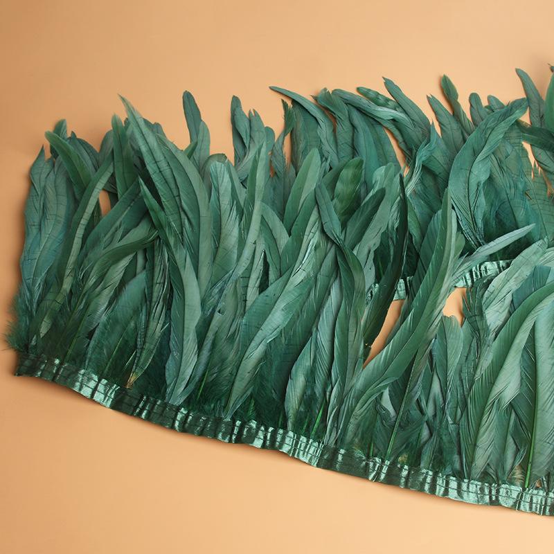 25-30 см полоски ткани с перьями для украшения сценического костюма своими руками