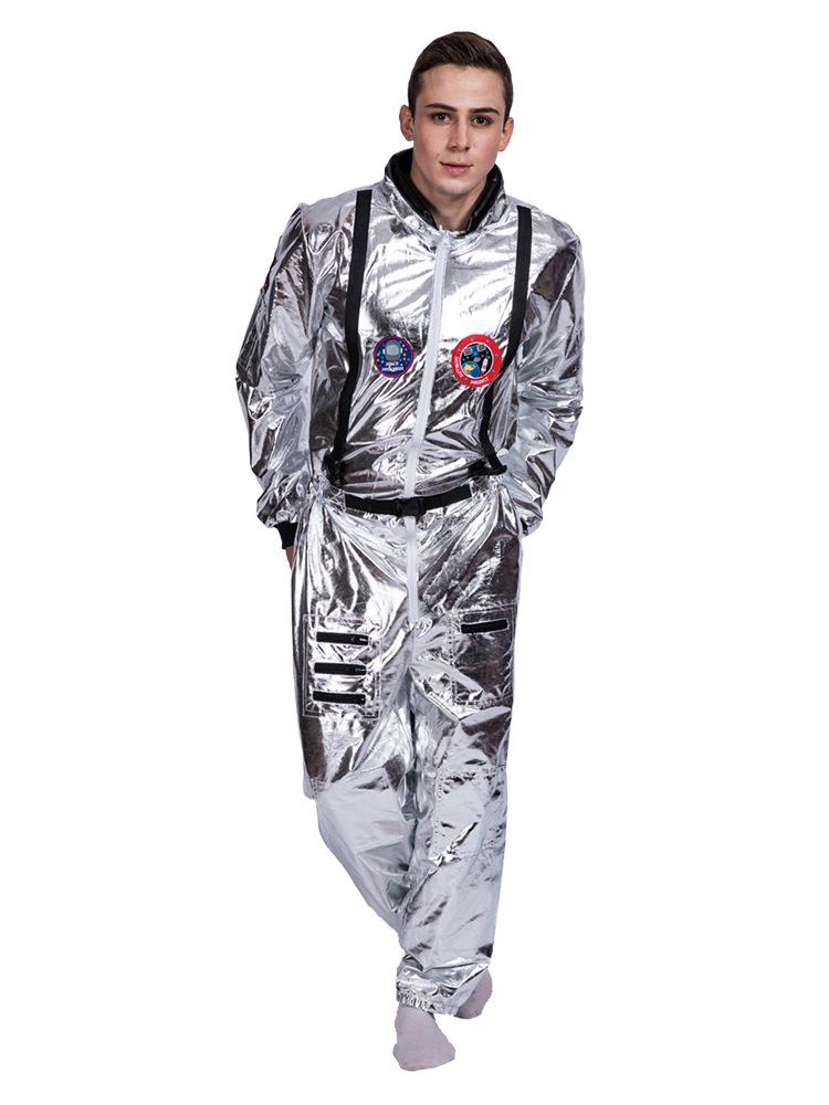 Astronaut Pilot Halloween Costume: Spacesuit Role-Playing Outfit for Kids and Adults