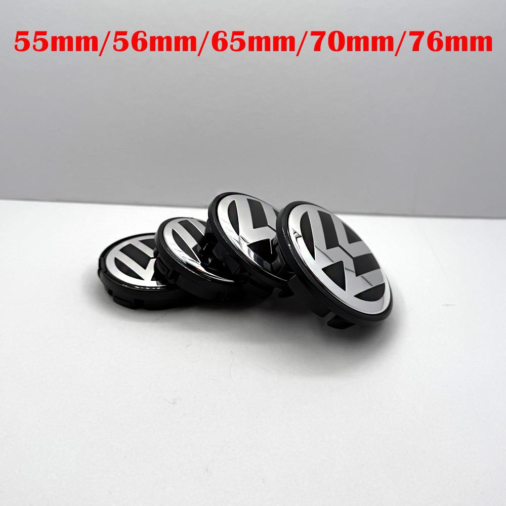 VW 3B7601171 For VW Volkswagen 4pcs 60MM 56MM 65MM 70MM Car Golf Styling Wheel Center Cap Hub Covers Badge Accessories 1J0601171 EO1