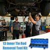 Инструмент для снятия рулевой тяги Набор для обслуживания Внутренняя рулевая тяга Инструмент для обслуживания рулевого управления автомобиля Для рулевой системы Автомобильный транспорт