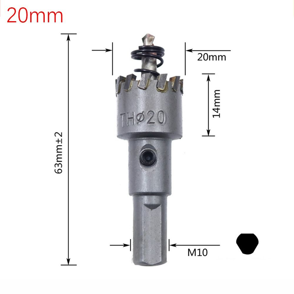 16~35 мм TCT Корончатое сверло Карбидная режущая кромка Открывалка для отверстий Для нержавеющей стали Алюминиевого сплава