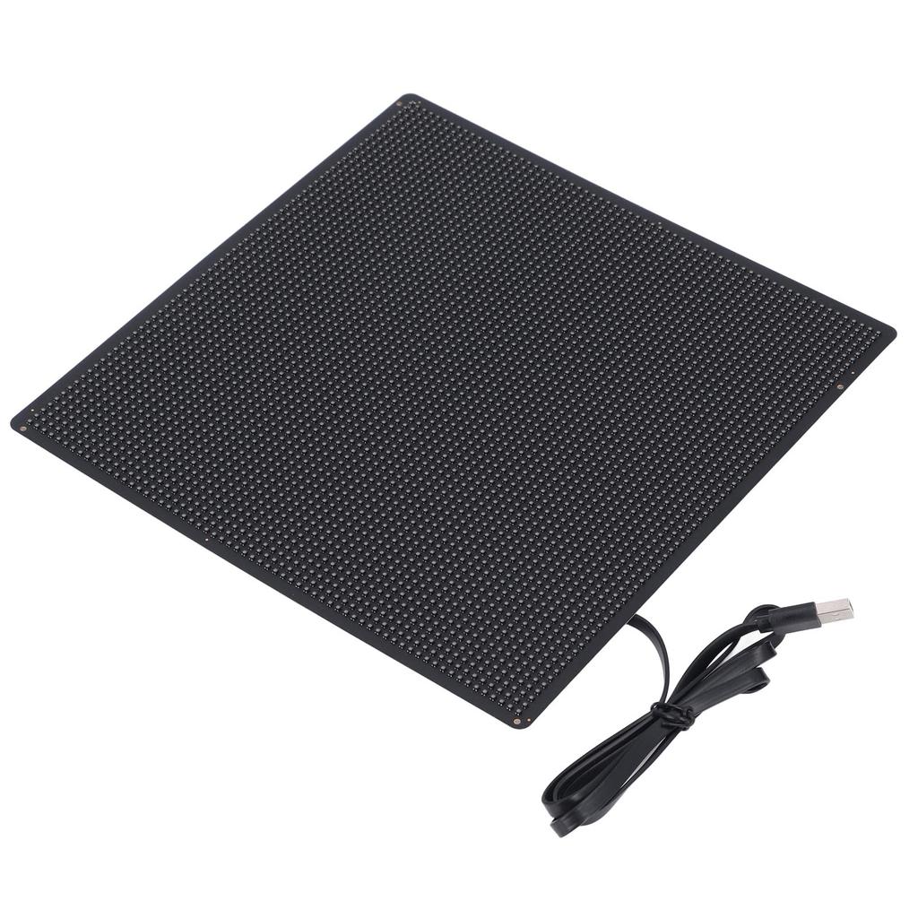 Светодиодный дисплей 64 X 64 точек, гибкий программируемый светодиодный дисплей BT для вечеринки, карнавала, сбора 25 X