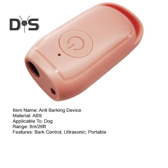 Устройства для отпугивания лая собак Ультразвуковое устройство против лая, радиус действия 26 футов, перезаряжаемое устройство для контроля поведения при дрессировке собак