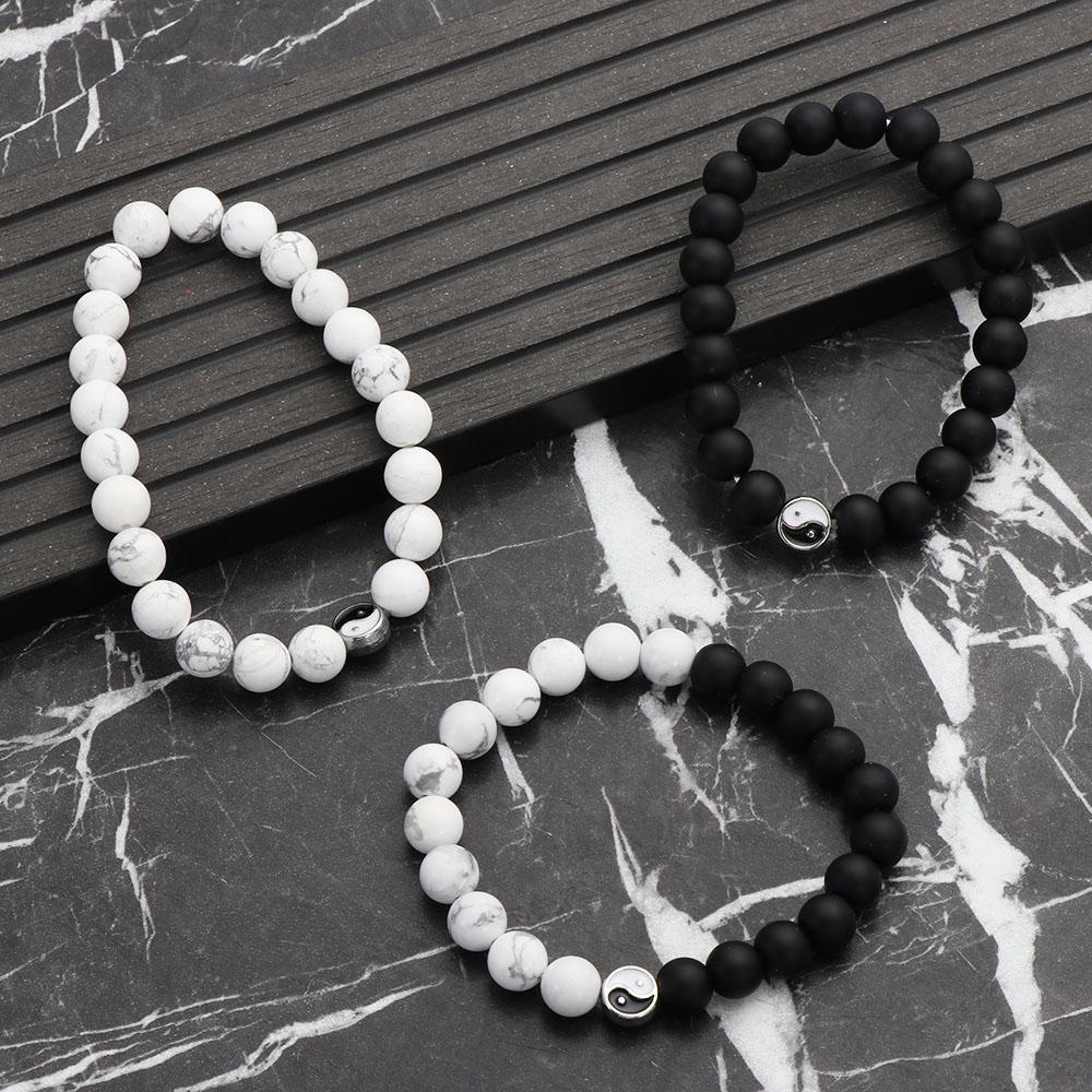 Модные аксессуары Подарок лучшим друзьям Плетеная ручная веревка Инь Ян Подвеска-браслет