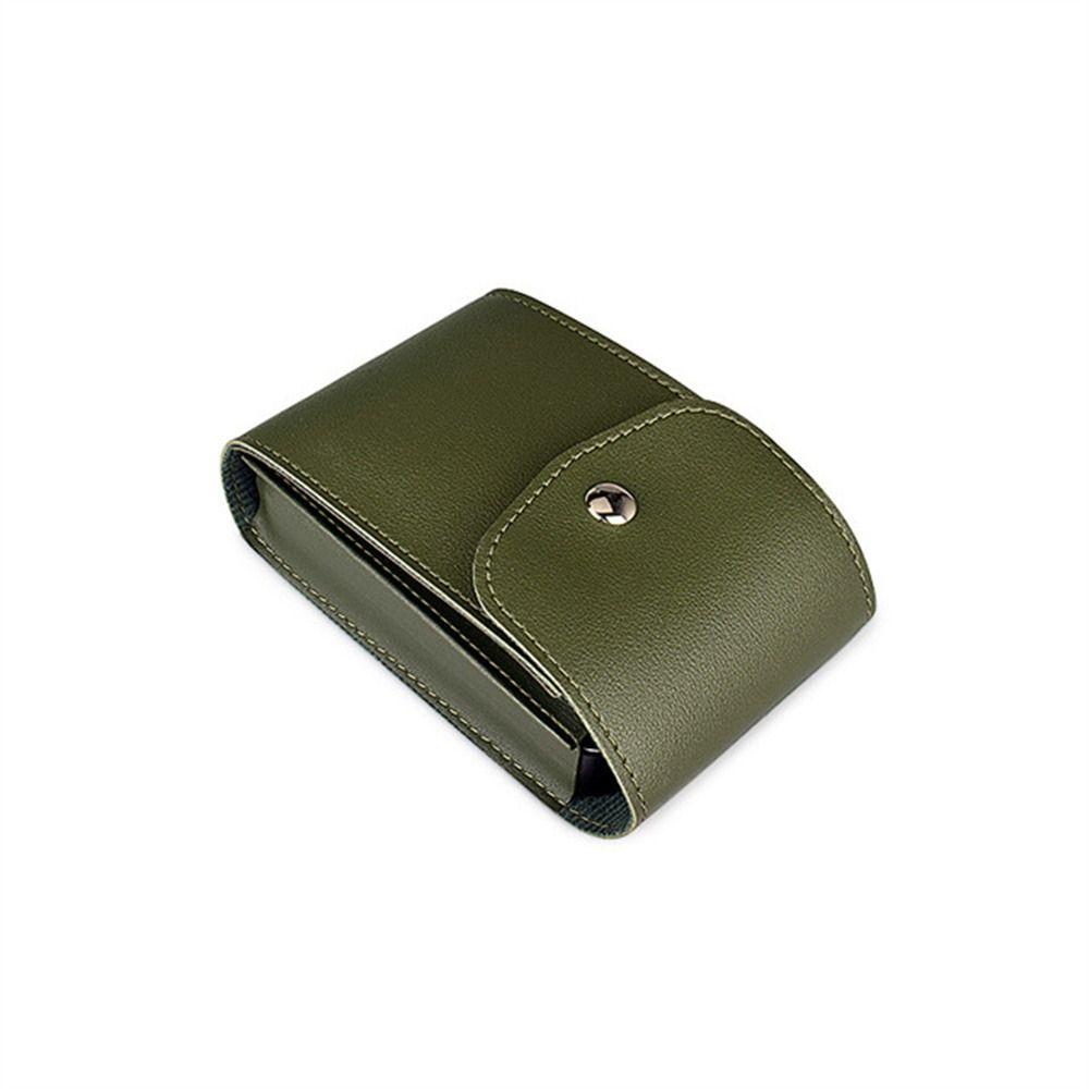 PU Leather Data Cable Bag Portable Mouse Storage Bag Digital Storage Bag U-Disk