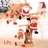 1PC Fabric Ornaments Reindeer Decorations Cloth Pendant Snowman Christmas Tree Elk Christmas Santa Claus Figurines