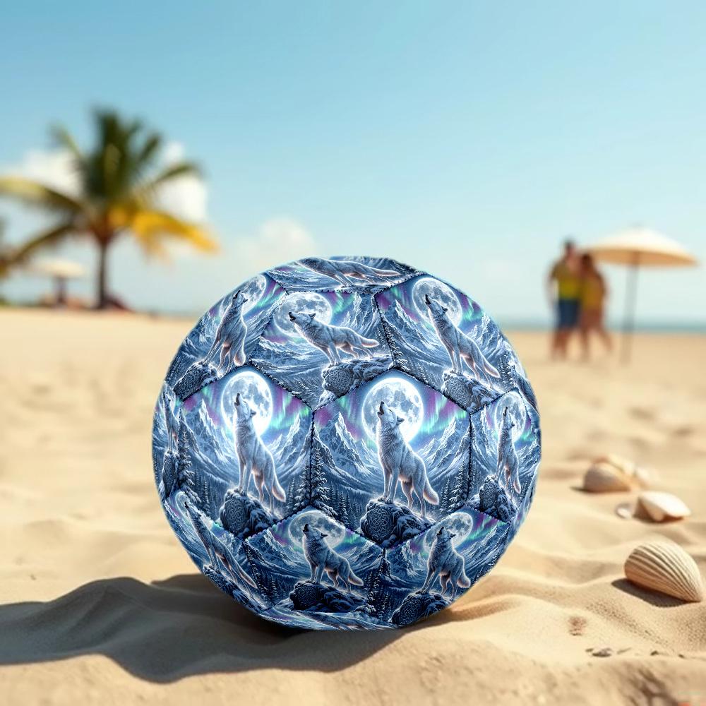 1pc Wolf Moon Durable Size 5 Soccer Ball Professional Match Training Football Indoor &Outdoor Sports Ball p60141