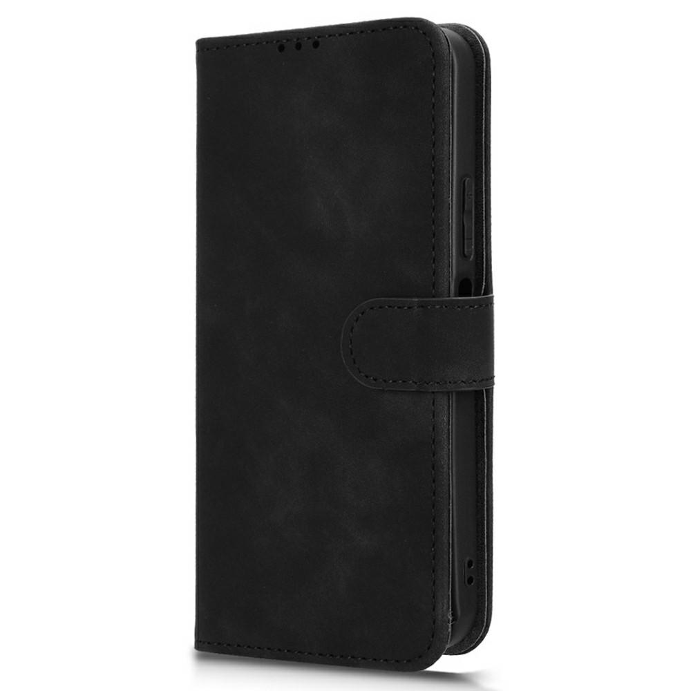 Для Xiaomi Poco M7 4G (США) (171 мм) Кожаный чехол с тактильным покрытием, противоударный, кошелек, откидная крышка для телефона