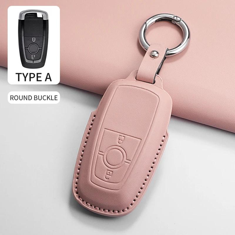 Чехол для ключа автомобиля для Ford Ranger Wildtrak Focus C-Max Galaxy Mondeo Explorer Edge EcoSport для Mustang Чехол для ключа автомобиля Корпус Брелок