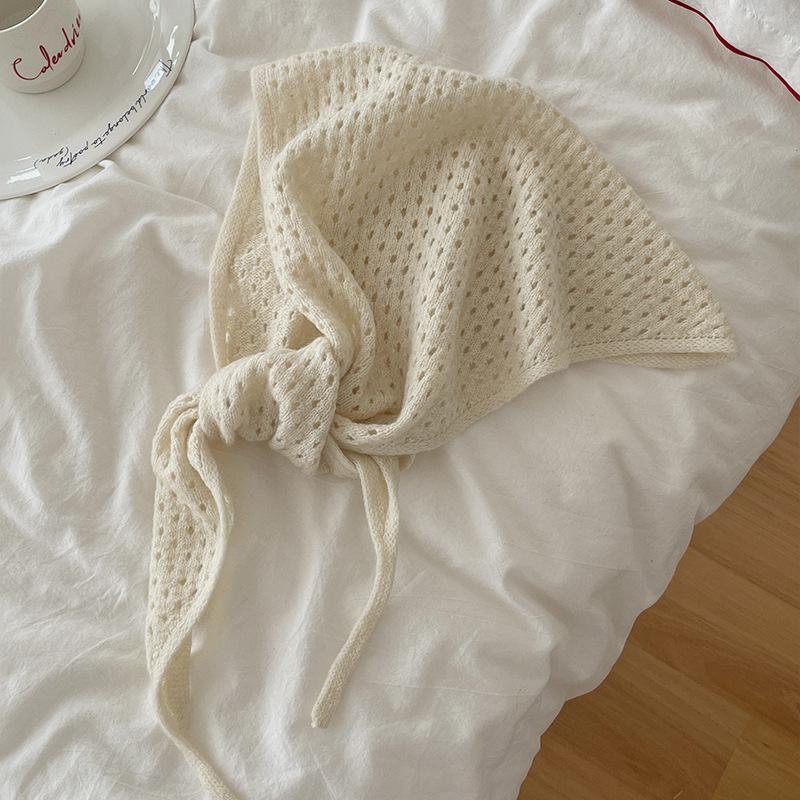 New Autumn and Winter Warm and Versatile Knitted Scarf Triangular Scarf Fashionable and High End Women's Warm Scarf