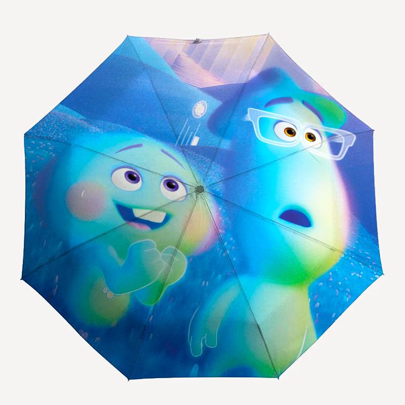 Soul Durable Cartoon Folding Umbrella, Portable 3-Fold Compact Umbrella for Men and Women, Suitable for Travel or Daily Use.P072