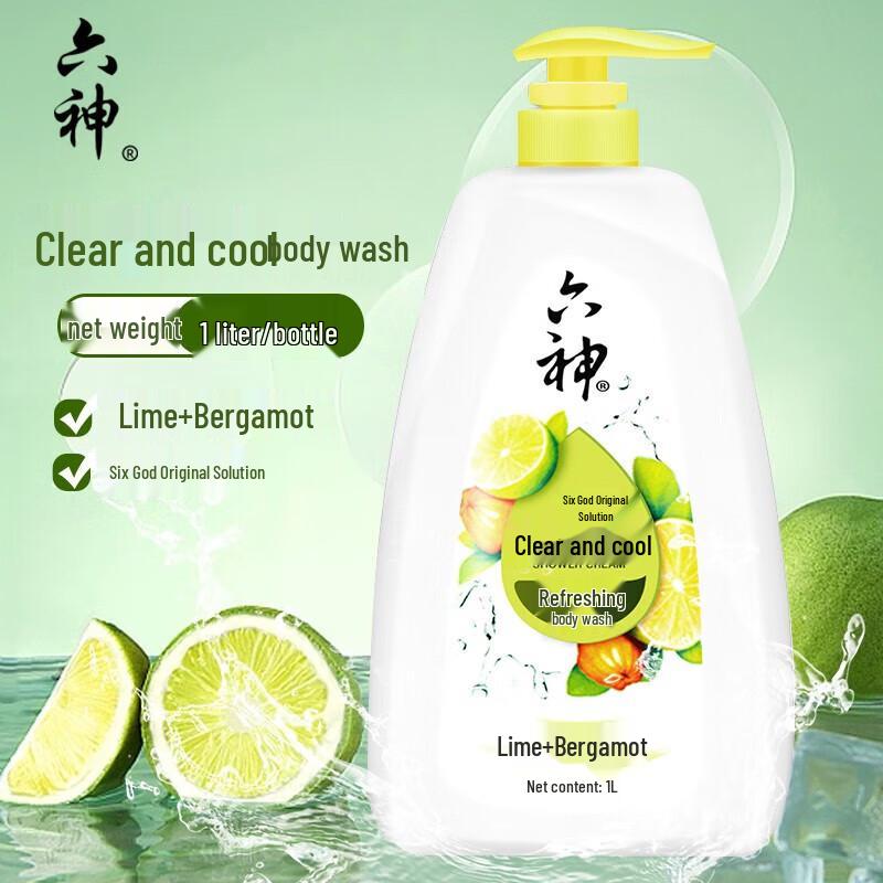 Liushen Охлаждающий и освежающий гель для душа 1 л