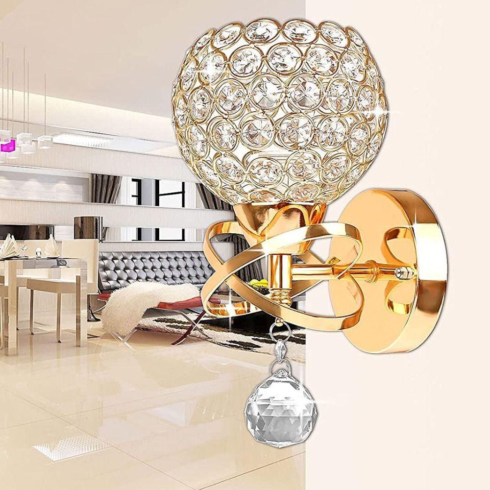 Modern Wall Lamp Luxury Indoor Light Home Accessories Crystal Sconce Lighting Home