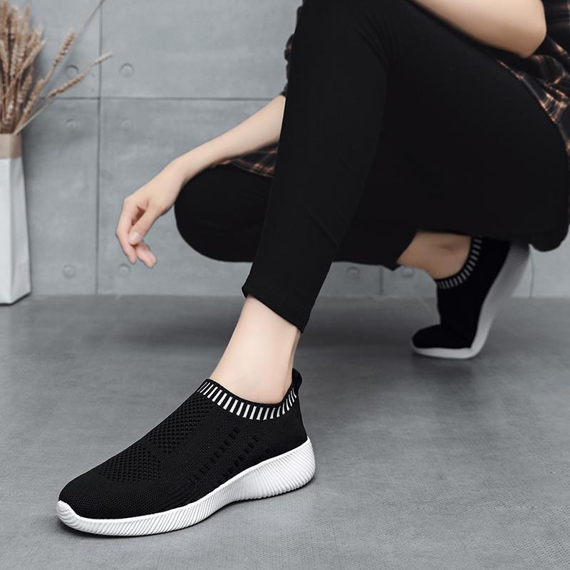 Fashion Women's Casual Original Sneakers Flat Bottomed Lightweight Summer Trend Comfortable Mesh Fashionable Running Shoes Large Size