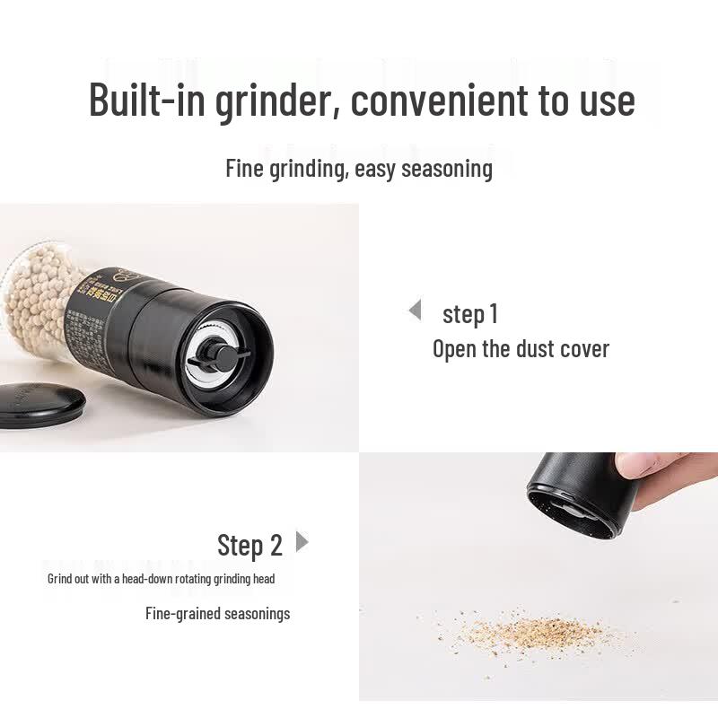 Fangjiapuzi White Peppercorns Grinder Bottle 45g