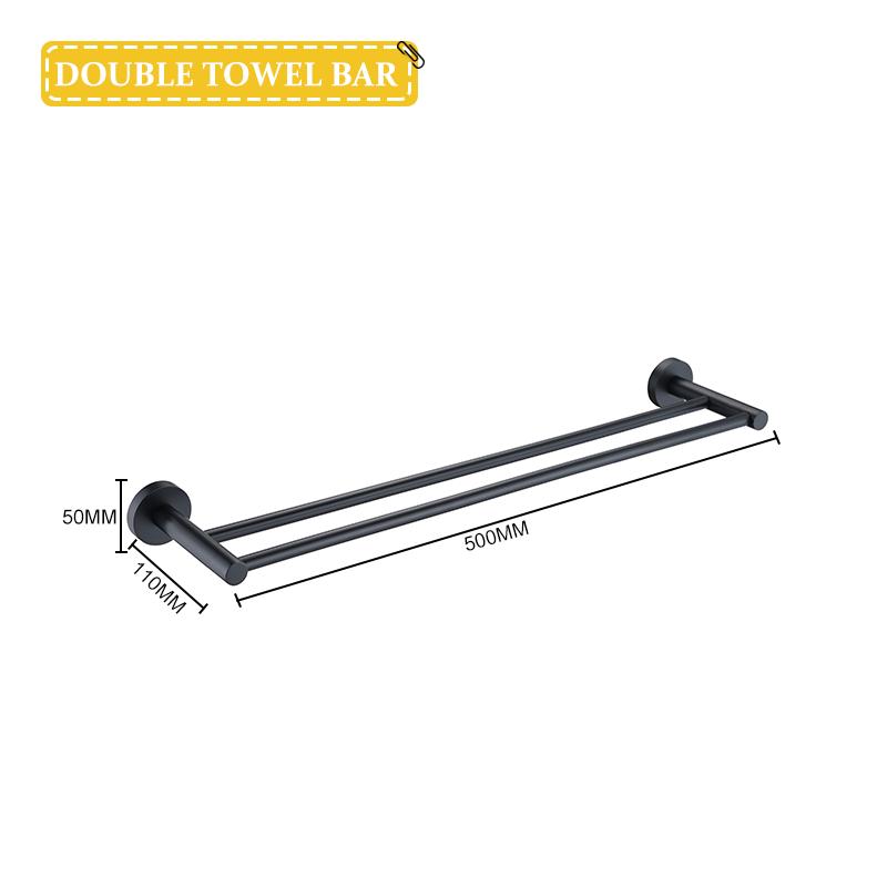 Матово-черная фурнитура для ванной комнаты из нержавеющей стали 304, держатель для полотенец, держатель для туалетной бумаги, держатель для жидкого мыла, вешалка для полотенец, туалетные принадлежности