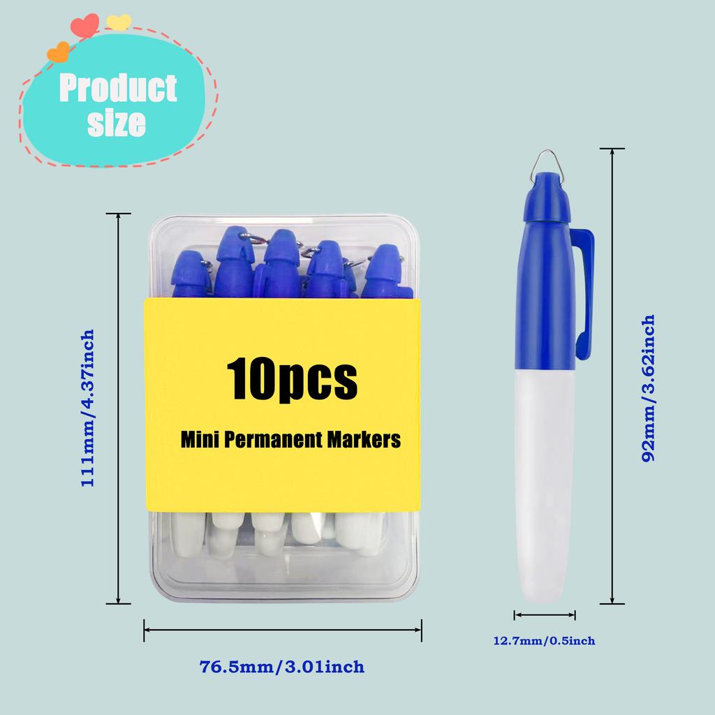 10 шт. Маркер для гольфа Специальный маркер Водонепроницаемый, Нелегко выцветает и Легко носить