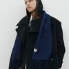 Beyondcloset New Parisian Dog Wappen Basic Muffler Navy