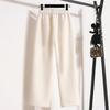 DIMANAF 2025 Новые осенние брюки Харлен большого размера Женская одежда Мода Свободные плиссированные винтажные брюки