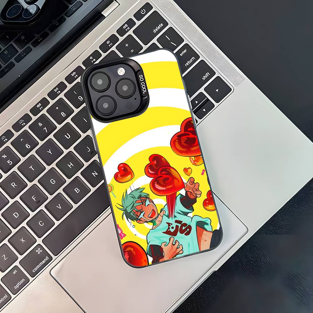 A-Alien Stage Игра Для iPhone 17,16,15,14,13,12,11,Pro,MAX,Plus Черный Ударопрочный Конфетный Матовый Чехол