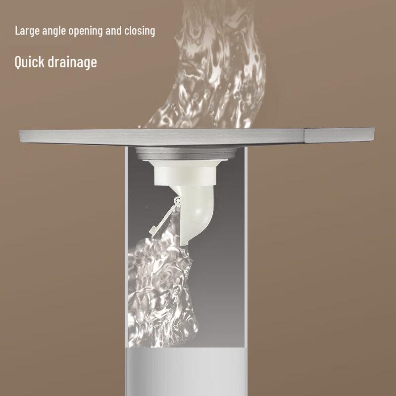 Submarine LTKC50-30 Odor-Proof Rectangular Brass Floor Drain