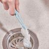 Dual Gap Head Cleaning Brush For Sink Drains And Tight Spaces Plastic Material