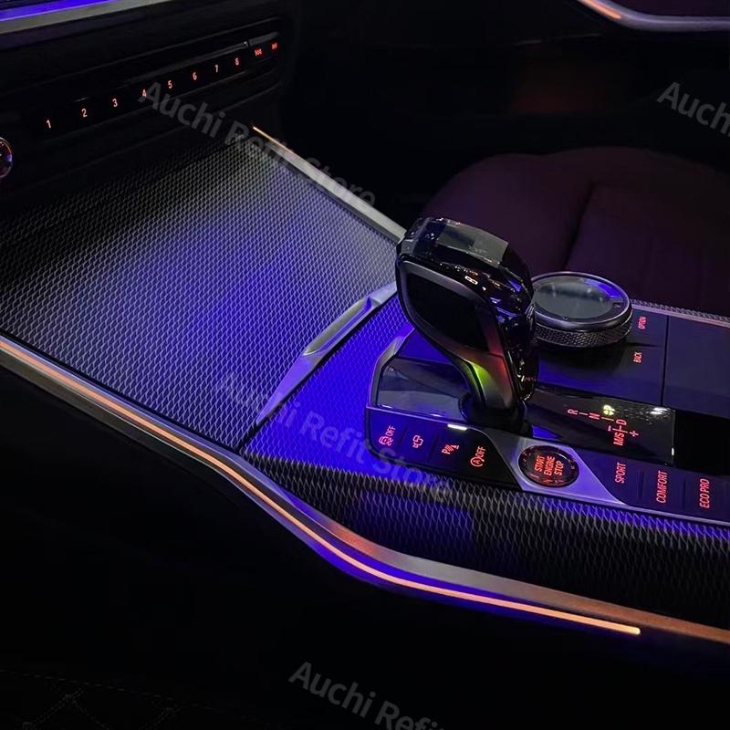 Подсветка центральной консоли для BMW G20 G22 G80 G82 M3 M4 i3 i4 Новая 3/4 серия 11 цветов Люк Подстаканник Лампа Освещение салона
