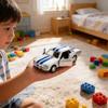 Childrens Alloy Vintage Classic Car Model With Retractable Function For Playroom Decor