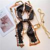 Silk Ribbon Scarf Satin Headkerchief Luxury Long Hair Hand Design Fashion Print Wrist Foulard Bandana Neck Tie Scarves 