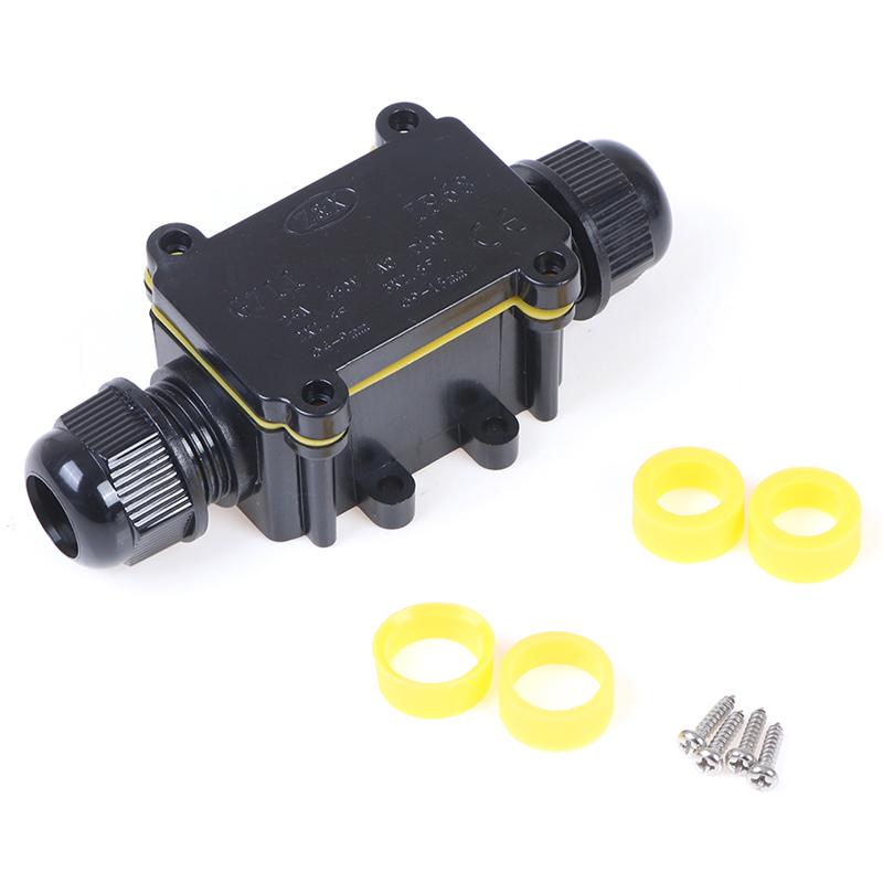 2-сторонняя водонепроницаемая электрическая распределительная коробка для кабеля наружного освещения Ip68