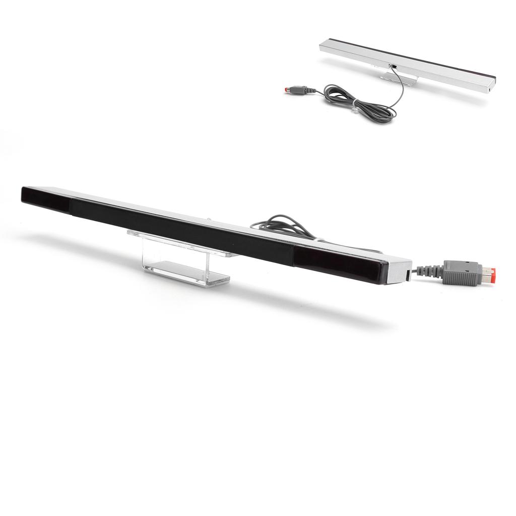 ABS Silver Motion Sensing Bar Infrared Ray Inductor Replacement for WiiWii U Console