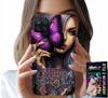 Etui Do Samsung Galaxy A22 5G - Anti Social Butterfly Różowy Motyl + Szkło