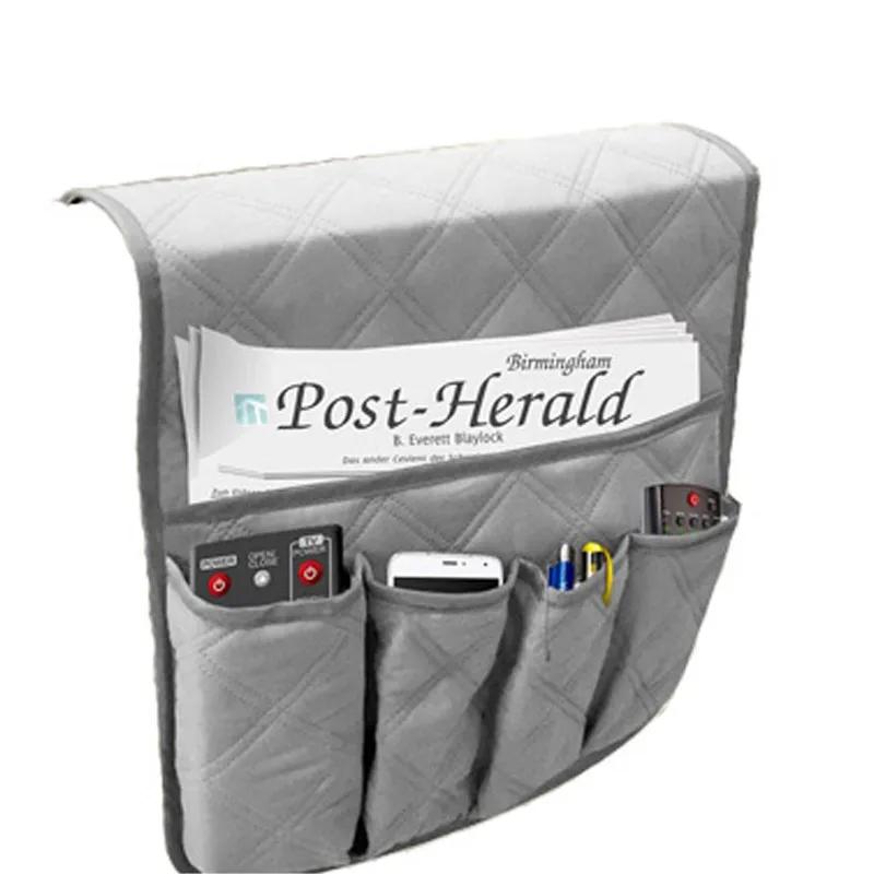 Сумка для хранения Сумка-органайзер для кровати, дивана, прикроватной тумбочки, с подвесными карманами, F042