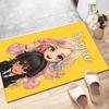 Custom Addams Family Wednesday Mat Personalized Name, Polyester Washable Indoor Entryway Rug, Gift for Christmas, Easter, Thanksgiving Day