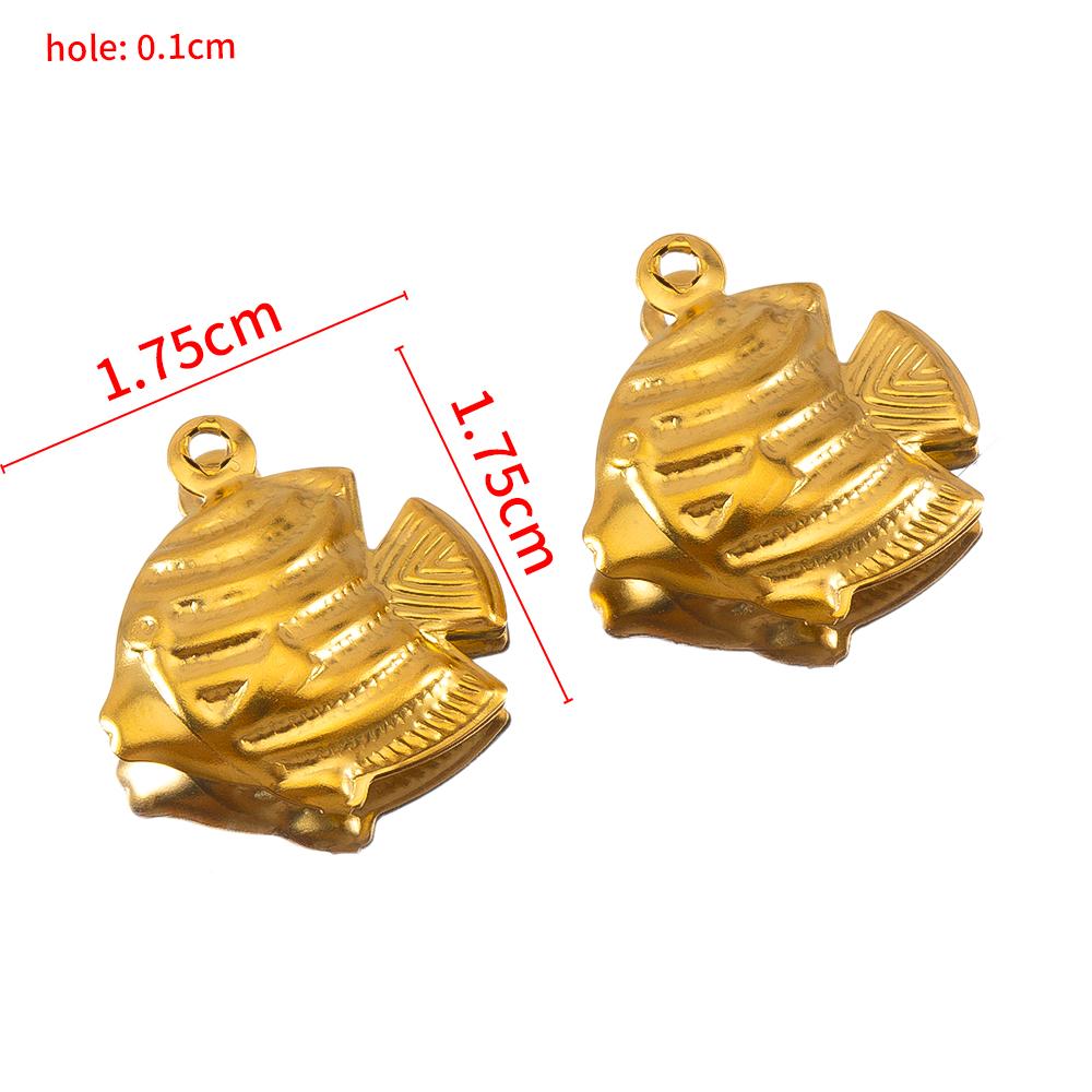 10pcs Stainless Steel Starfish Shell Charms Marine Animal Charms For Making Earrings Ocean Necklace Bracelet Jewelry Accessories