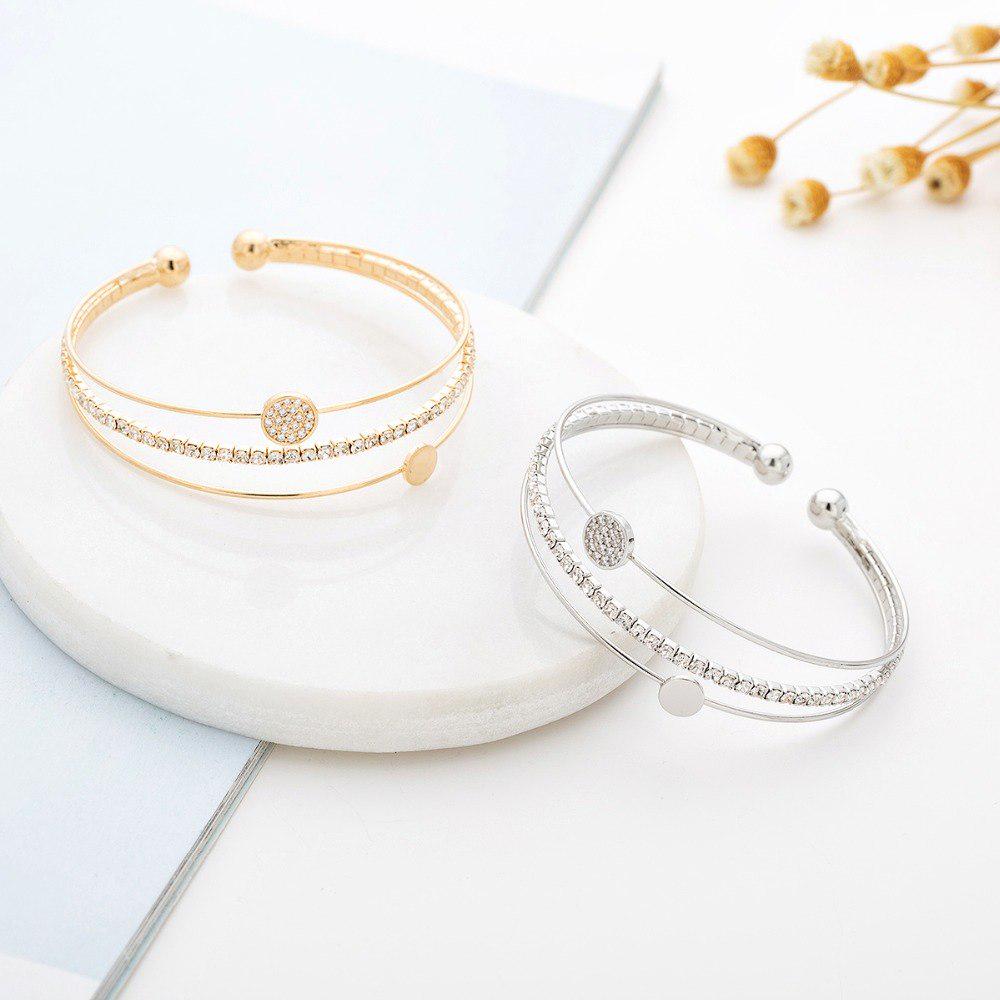 Bracelet Classic Crystal Rhinestone Stretch Bracelet Bangle Wristband Elastic Wedding Bridal Jewelry