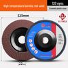 125 Type Stainless Steel Shutter Blade Grinding Disc for Angle Grinder - Thickened Flat Polishing Wheel