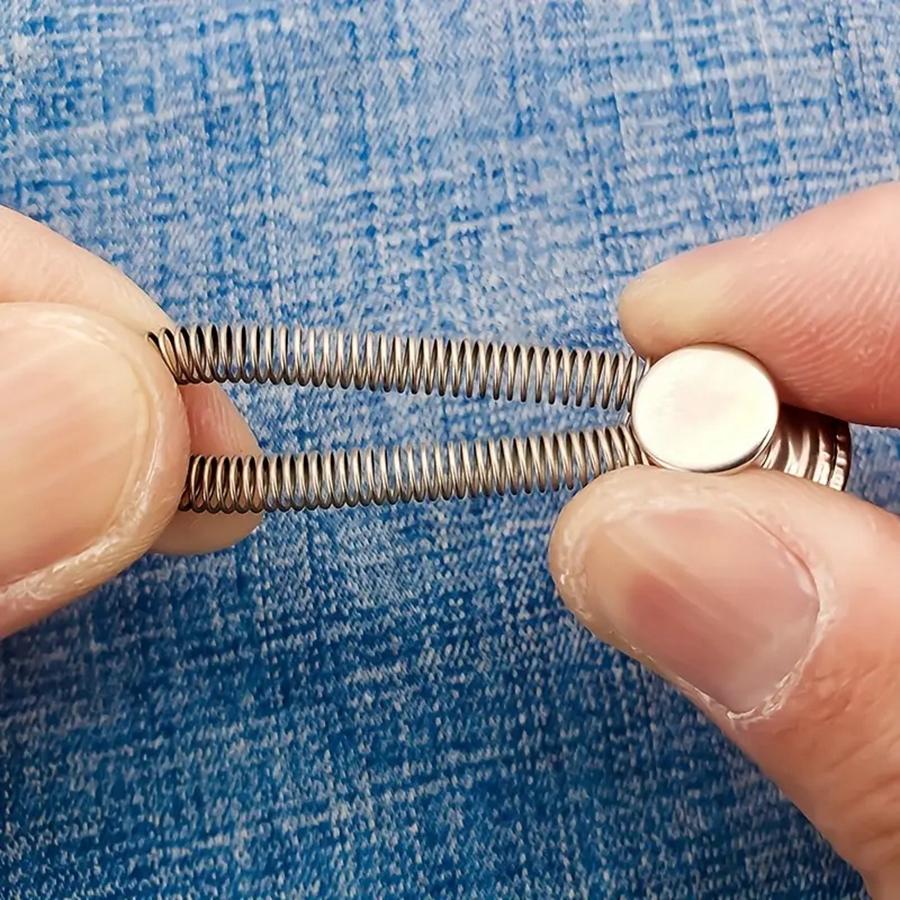 5 шт., джинсы, удлинение талии, регулируемая пуговица, пружинные металлические эластичные пуговицы, брюки, эластичные аксессуары, удлинитель общего назначения