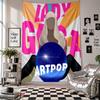 Wall TapestryLady Gaga Art Hanging Cloth Decorative Background Cover for Room Decoration