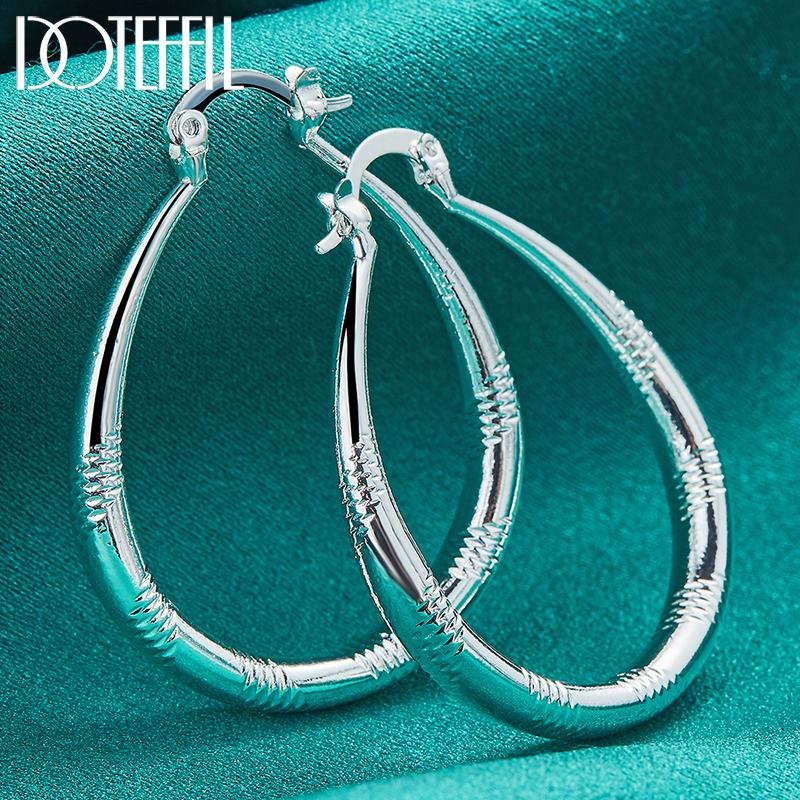 U-образные серьги Серебряные украшения с подвесками