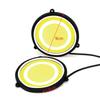 2X Super Bright Car Led Daylight Signal Light 90Mm Round Dual Circle Waterproof