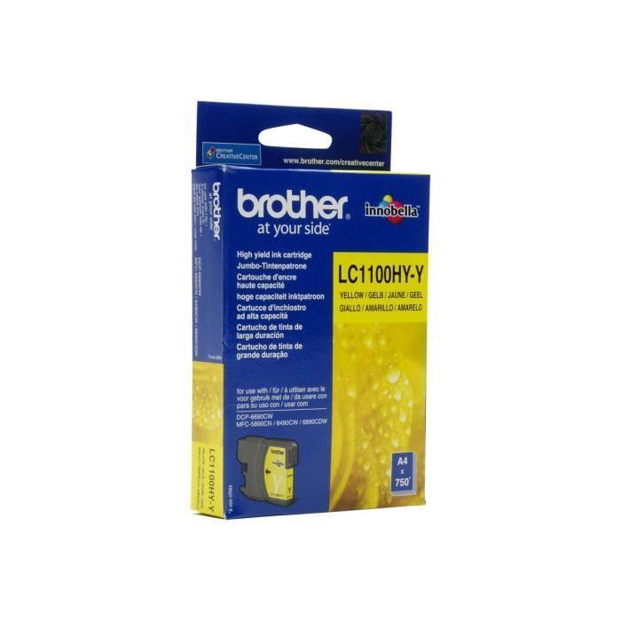 Brother LC1100Y Yellow Ink Cartridge