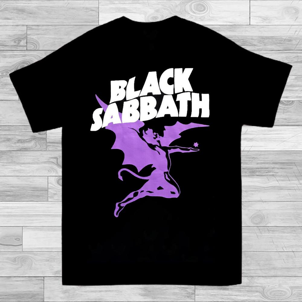 Коллекция Black Sabbath Подарок для фаната Хлопковая унисекс черная футболка TMD275 Унисекс футболка