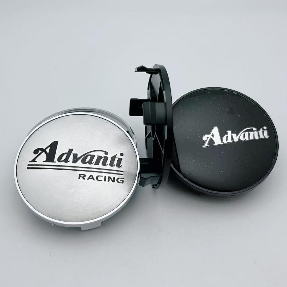 4pcs 68MM ( 63MM I.D ) Advanti  Logo Emblem Car Wheel Center Caps Auto Rim Hubcaps Wheels Hub Center Cover Car Accessories